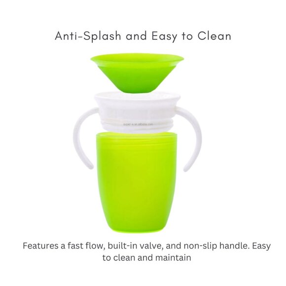 Shower Cap for Kids with Ear Protection & Baby Learning Drinking Cup Pack1 Combo - Picture 8 of 9